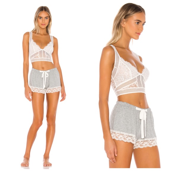 Free People Sitting Pretty Brami Ivory M NWT - Picture 2 of 12